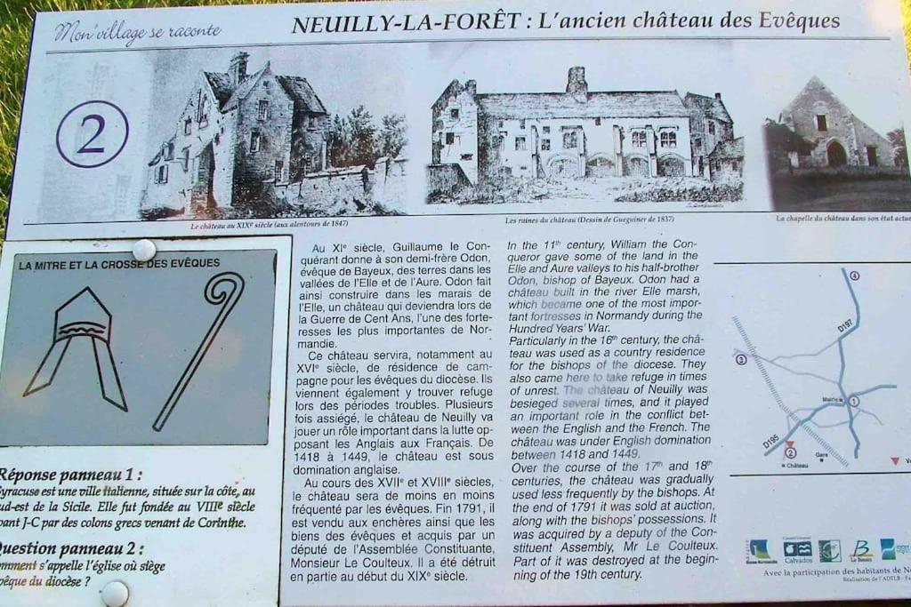 Le Chateau De Neuilly La Foret Isigny-sur-Mer Exterior foto